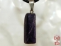 Preview: Charoite on cord - f.e. leather cord (necklace)