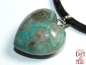 Preview: Chrysocolla in quartz on cord