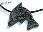 Preview: Snowflake obsidian on cord