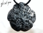 Preview: Snowflake obsidian on cord