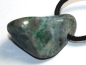 Preview: Chrysocolla in quartz on cord