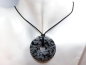 Preview: Snowflake obsidian on cord