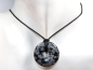 Preview: Snowflake obsidian on cord