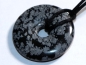 Preview: Snowflake obsidian on cord