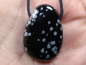 Preview: Snowflake obsidian on cord