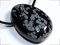 Preview: Snowflake obsidian on cord