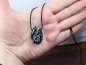 Preview: Snowflake obsidian on cord