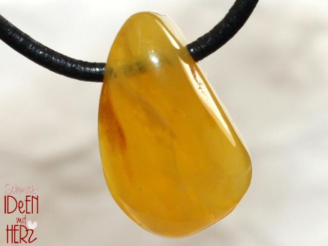 Amber on cord