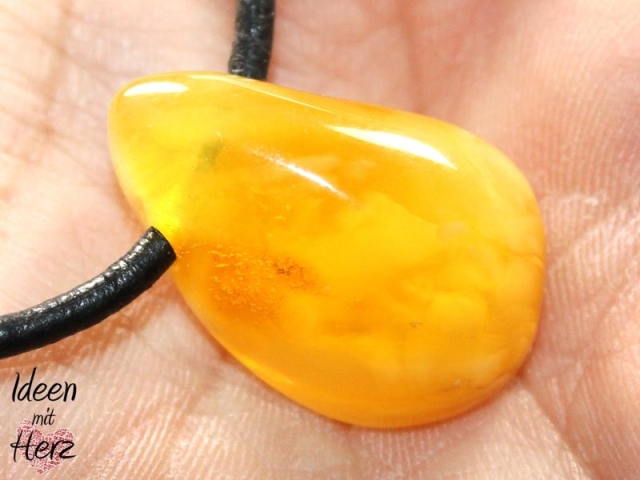 Amber on cord