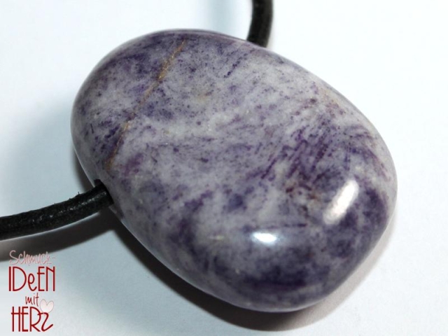 Fluorite on cord