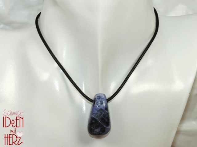 Sodalite on cord