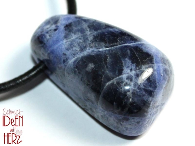 Sodalite on cord