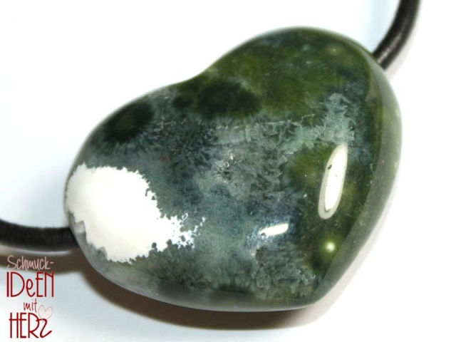 Ocean jasper on cord