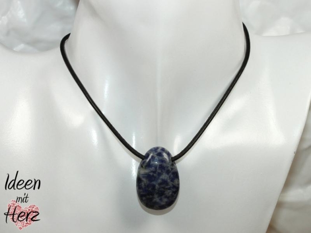 Sodalite on cord