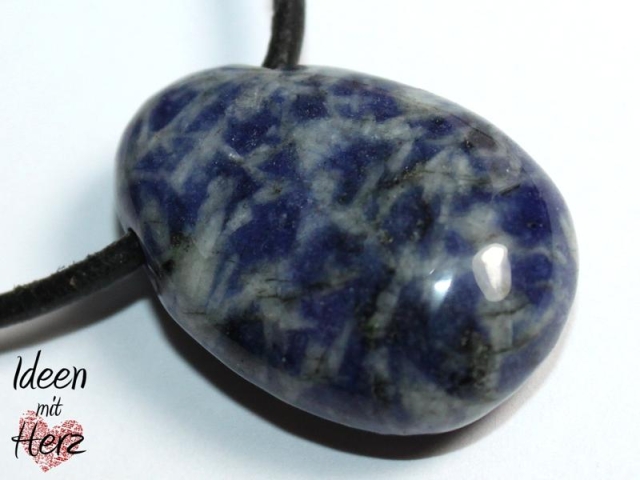 Sodalite on cord