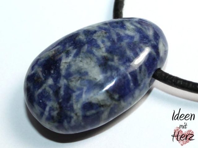 Sodalite on cord