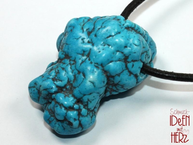 Turquoise (rec.) on cord