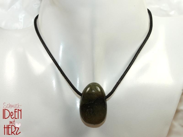 Labradorite on cord