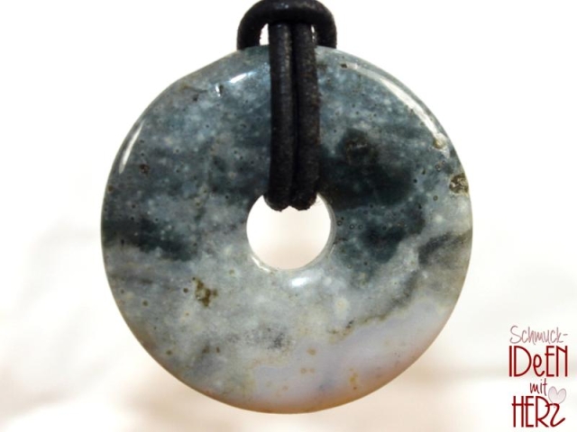 Ocean jasper on cord