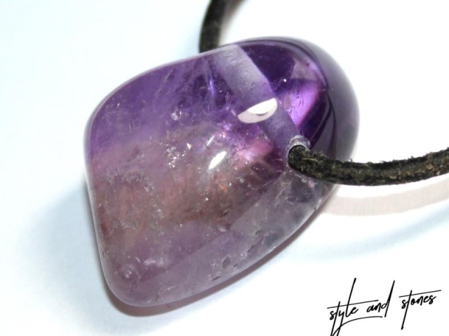 Ametrine on cord