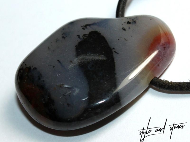 Sardonyx on cord