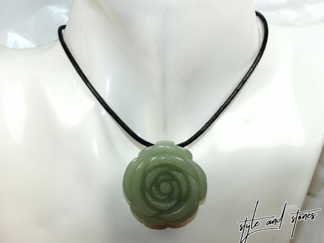 Aventurine on cord