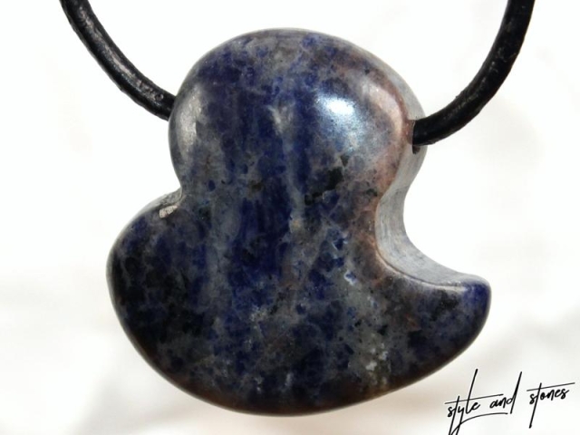 Sodalite on cord