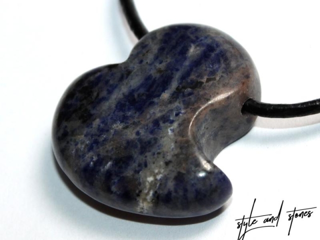 Sodalite on cord