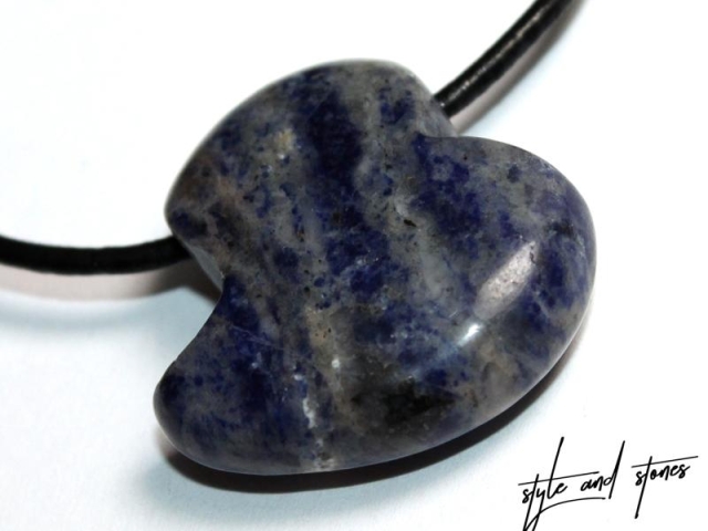 Sodalite on cord