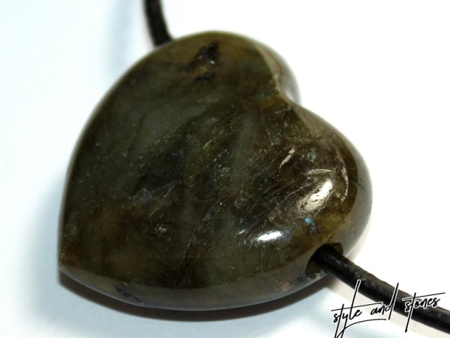 Labradorite on cord