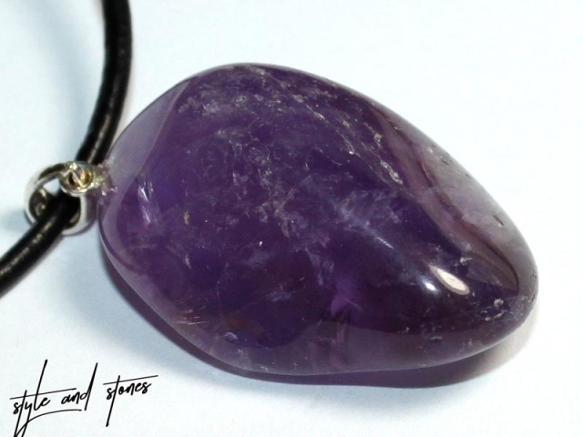 Amethyst auf Band