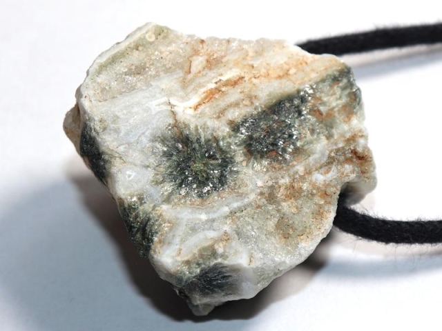 Ocean jasper on cord