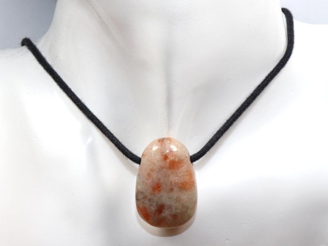 Sunstone on cord