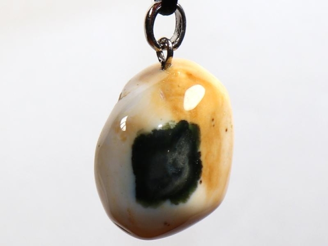 Ocean jasper on cord