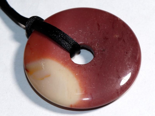 Mookaite on cord