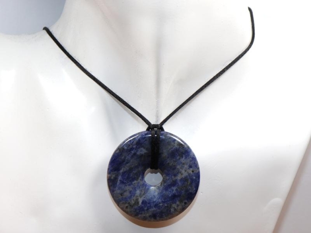 Sodalite on cord