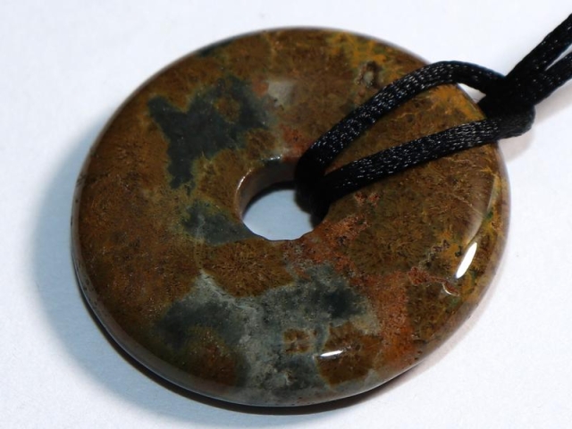 Ocean jasper on cord