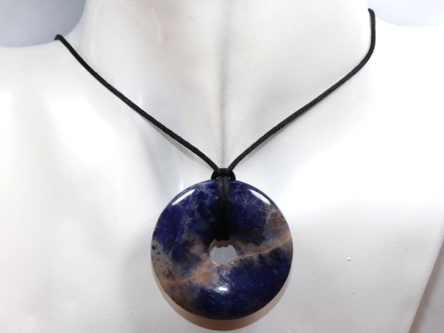 Sodalite on cord