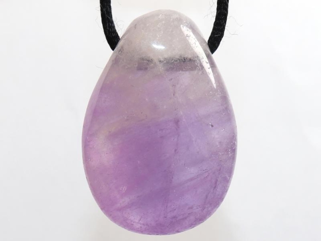 Amethyst on cord