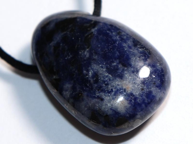 Sodalite on cord