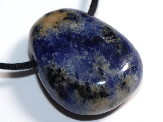 Sodalite on cord