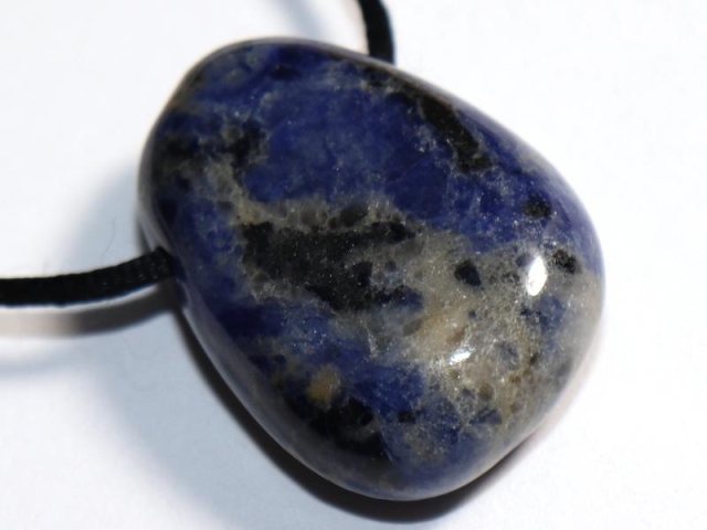 Sodalite on cord