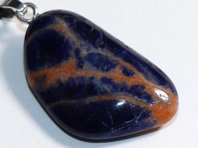 Sodalite on cord