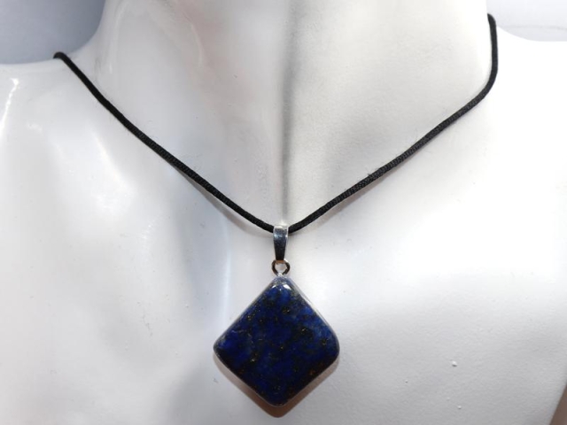 Lapis lazuli on cord