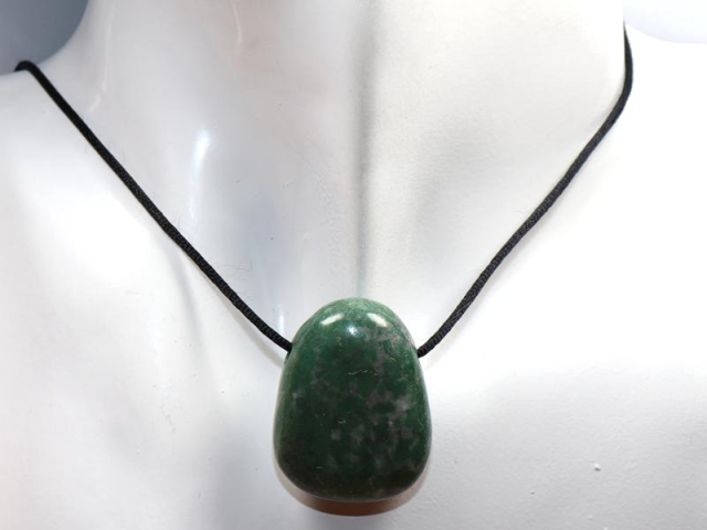 Jade on cord