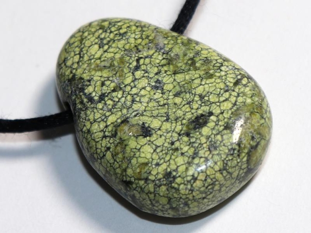 Snake jasper on cord