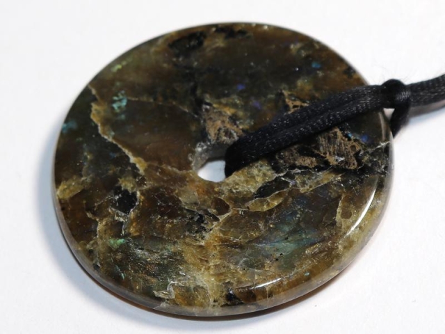 Labradorite on cord