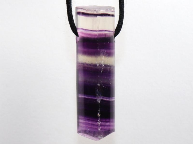 Fluorite on cord