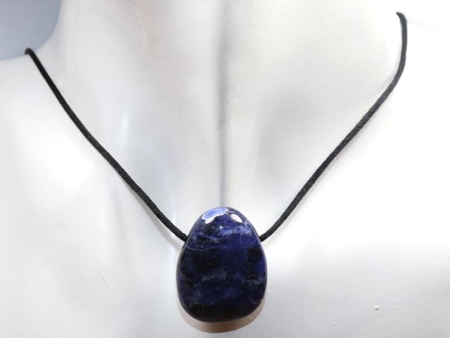 Sodalite on cord