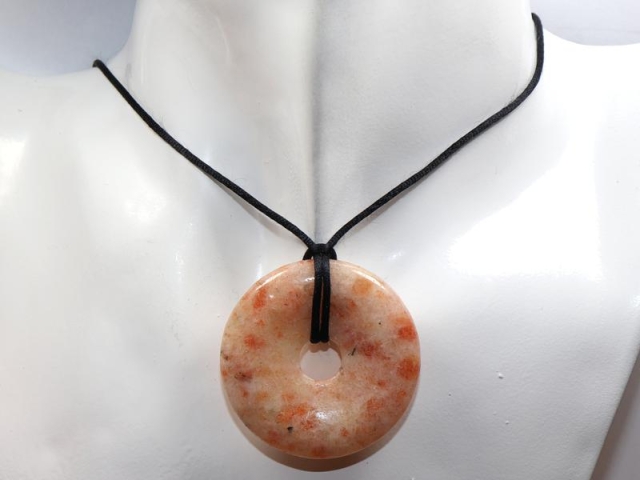 Sunstone on cord